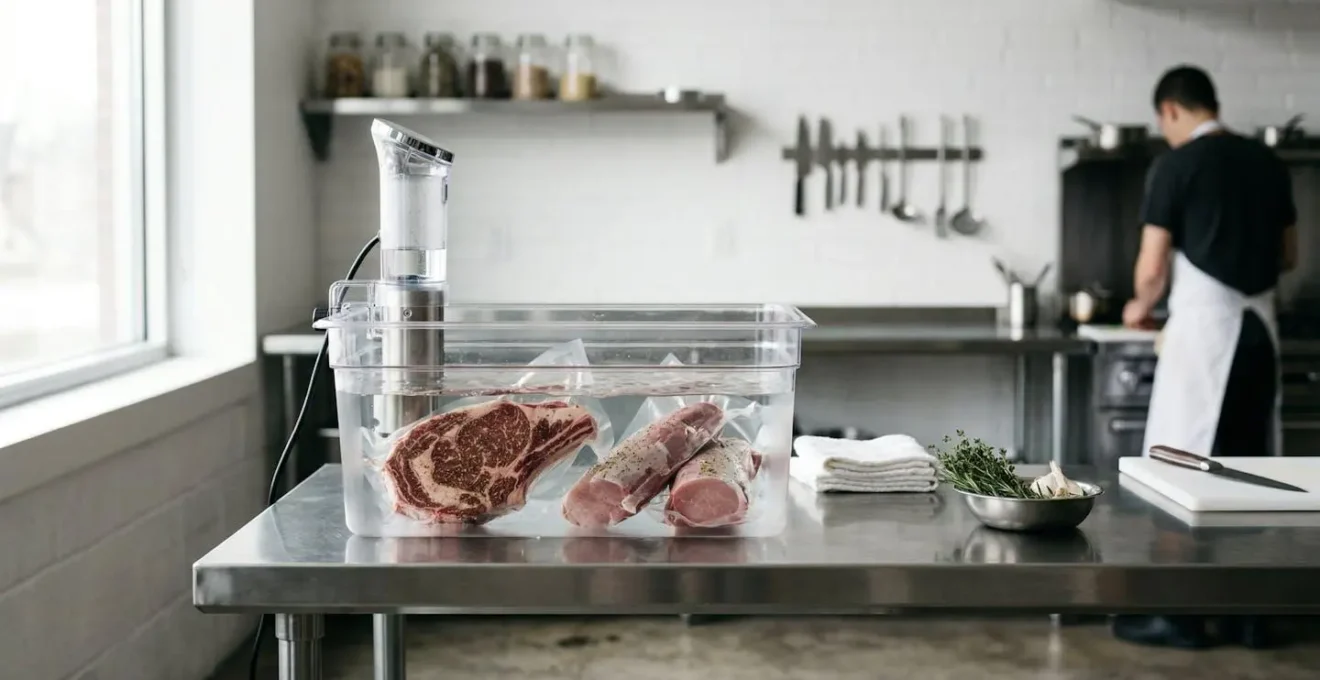 Tagli di carne economici trasformati in piatti raffinati con la tecnica del sottovuoto